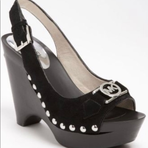 Michael Kors Shoes - MICHAEL Michael Kors Charm Sling Platform Pumps